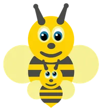 A bee minding a (Beeminder) bee