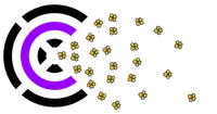 Beeminder and Complice logos (the former as a swarm of bees flying out of Complice's mouth)