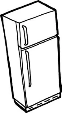 A refrigerator.