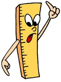 A little anthropomorphic ruler