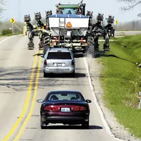 Wide load farm equipment