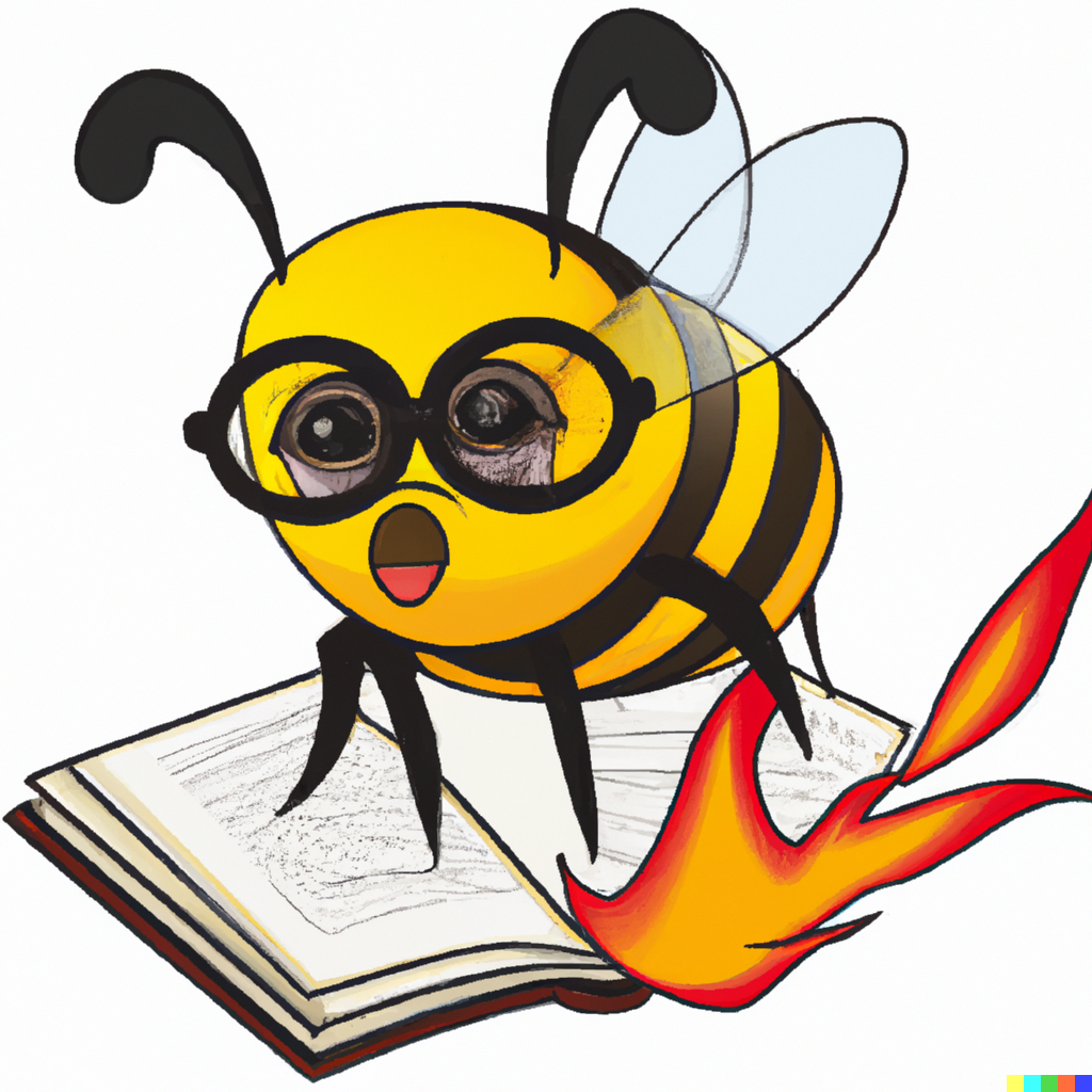 A book on fire